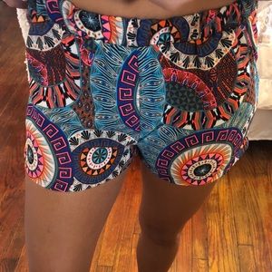 Silky patterned pants